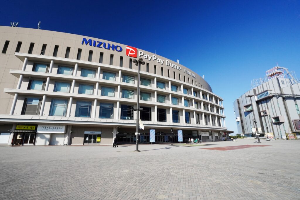 福岡県・みずほPayPayドームの外観画像