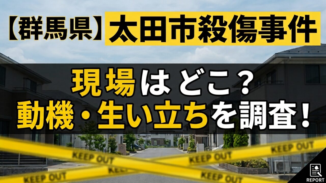 太田市殺傷事件についてのアイキャッチ画像